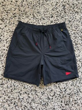 Florence Marine X Shorts Black Drawstring Front 7” Inseam Men’s Size Small